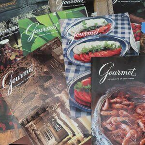 Lot of 12 Vintage 1981 Gourmet Magazines